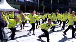 Hampshire Constabulary Flash Mob in Portsmouth