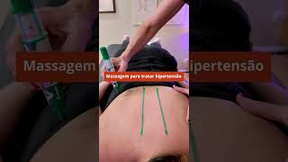 Massagem para tratar hipertensão