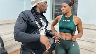 GetFitWithZee24 visits The King Of Squat @nyawolomshini21