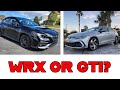 Should You Buy a New Subaru WRX or a New VW GTI?