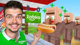 OTWORZYŁEM SKLEP ŻABKA w Minecraft! 🐸🌭