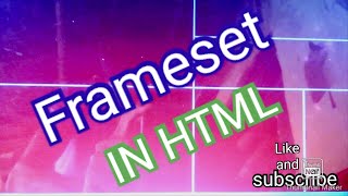 Html Nested Frameset How to Create Nested Frame In Html/ In Hindi