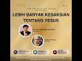 PGSSI 08 11 24 | Lebih Banyak Kesaksian Tentang Yesus | Pdt. Jonathan kuntaraf