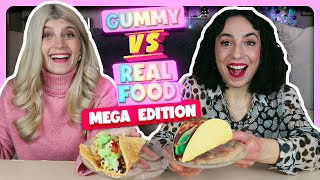 GUMMY VS REAL FOOD #7 - MEGA EDITION || fraoules22