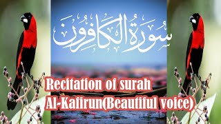 Surah Al Kafirun Recitation with HD Arabic Text [Surah Kafiroon Full] سورۃ الکافرون
