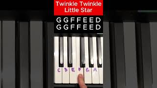 Twinkle Twinkle Little Star Piano Tutorial #piano #tutorial