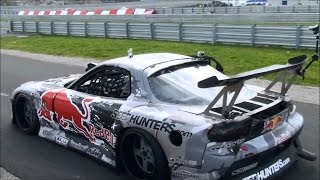 Mad Mike Mazda RX7 Gatebil Rudskogen 2012 - Burnout!!