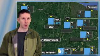 Monday January 24th, 2022.  Daytime weather review for northeastern Ontario.