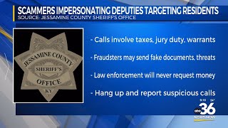 Scammers impersonating deputies targeting residents in Jessamine County