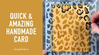 Create a Quick \u0026 Amazing Handmade Card! | Scrapbook.com