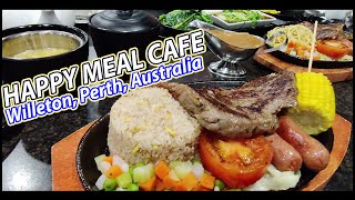 Hong Kong Style Sizzling Steak Meal at HAPPY MEAL CAFE in Willeton, Perth, Western Australia