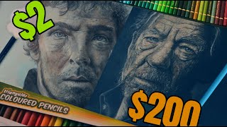 $3 vs $200 PENCILS! (HYPERREALISM EDITION)