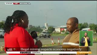 Illegal Mining | Negative impact on Matlosana's economy