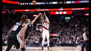 San Antonio Spurs vs Portland Trail Blazers  - Full Game Highlights | November 16, 2019