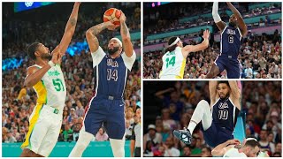 USA beat BRAZIL to reach basketball semi-finals #paris2024 2024 Olympic Bracket Revealed 👀