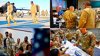 NATIONAL GUARD ARRIVES at Joint Base Andrews for HISTORIC Inauguration Day Mission!