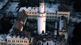 Weihnachtsmarkt am Schloss Bad Homburg - Aerial View