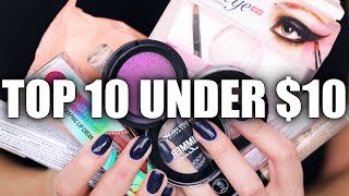 TOP 10 UNDER $10 | Drugstore Makeup