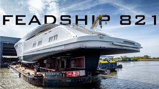 119m Feadship superyacht BN821 - Launched!!