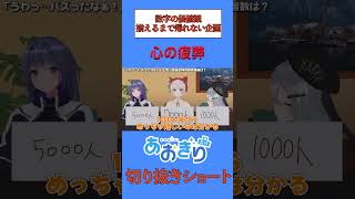 あおぎり高校ショート　心の疲弊　#shorts  #vtuber