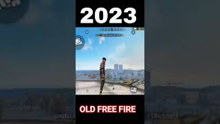 OLD FREE FIRE 2023 VS 2018 #Shorts #ShortsVideo #YoutabeShorts #Viral