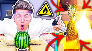 CRAZY SPARKLERS vs FRUITS EXPERIMENT!!