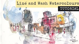 Line and Wash Watercolours - A Loose Sketching Tutorial