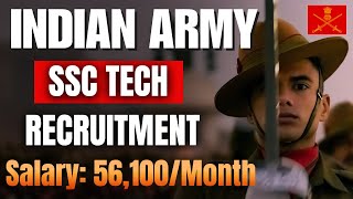 Indian Army SSC Tech Recruitment 2025 | Apply Online for Latest Indian Army Jobs!