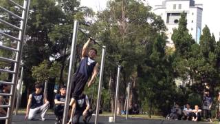 台灣街頭健身團練2015之教練團表演Taiwan street workout 2015 carnival: the coaches' performance