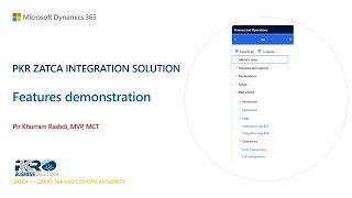 KSA Tax Authority (ZATCA) Integration Solution Feature Showcase in Microsoft Dynamics 365 Finance