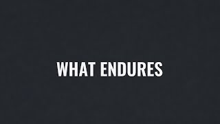 Creating a Legacy: What Remains When the Work Is Done