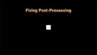 Fixing Effects Not Showing Unity Post Processing Error 2024