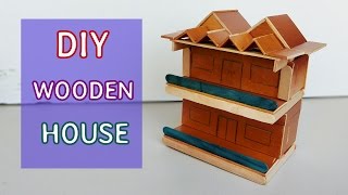 2 Floors Wooden House: Easy DIY | Backyard Crafts