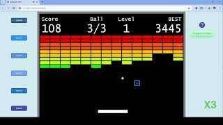 Breakout 1976 (HTML/CSS/JS)