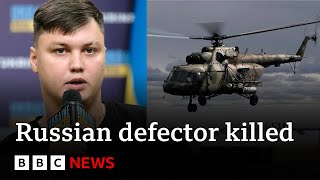Russian helicopter pilot who defected to Ukraine “shot dead in Spain” | BBC News
