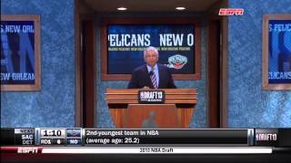 Commisioner Stern isn't impressed by the boos at the 2013 NBA Draft