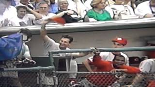 Tom Browning Hanging Out In Rooftop Seats With Chicago Cubs Fans During Game!