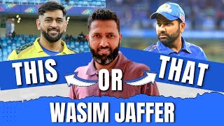 'MS Dhoni or Rohit Sharma?' Wasim Jaffer Picks | This or That | IPL 2023 | CSK | Mumbai Indians