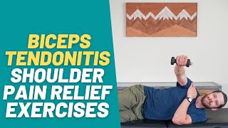 The 8 BEST Exercises for Biceps Tendonitis Shoulder Pain Relief! | PT Time with Tim