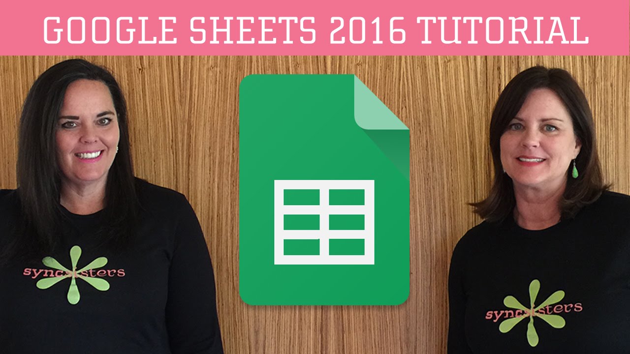 Google Sheets 2016 Tutorial Youtube