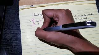 Algebra 2 Lesson - Solving Rational Equations - Example 1