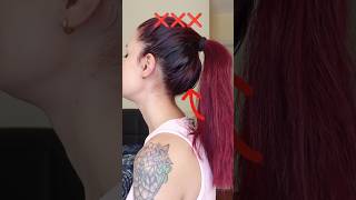 Yüksek at kuyruğu hilesi🥹 #ponytail #hairhacks #hairstyle #hairtutorial #hair #fyp #kesfet #explore