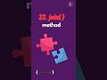 22. join method in javascript | Array methods in javascript | #javascript tutorial in 1 minutes