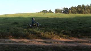 husaberg fe 550 enduro with akrapovic exhaust