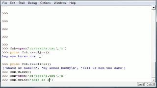 Python Programming Tutorial 42 Reading and Writing1