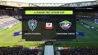 FIFA 22 | Avispa Fukuoka vs Tokushima Vortis - J.League YBC Levain Cup | Full Gameplay
