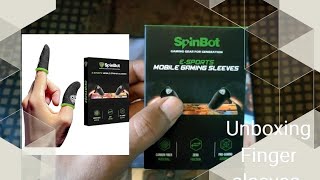 SPINBOT GS-1P BEST Gaming Finger Sleeves (LATEST) || Best gaming finger sleeves at 299 rs...🔥🔥