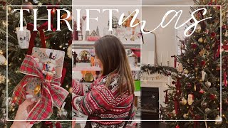 THRIFT WITH ME | Thrifted Christmas Gifts, Home Decor on a Budget \u0026 a Thrift Haul!