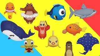 Disney Series 34 - Aquatic Animals Figural Keychains