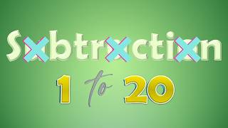 Arithmetic Part II Subtraction 1 20